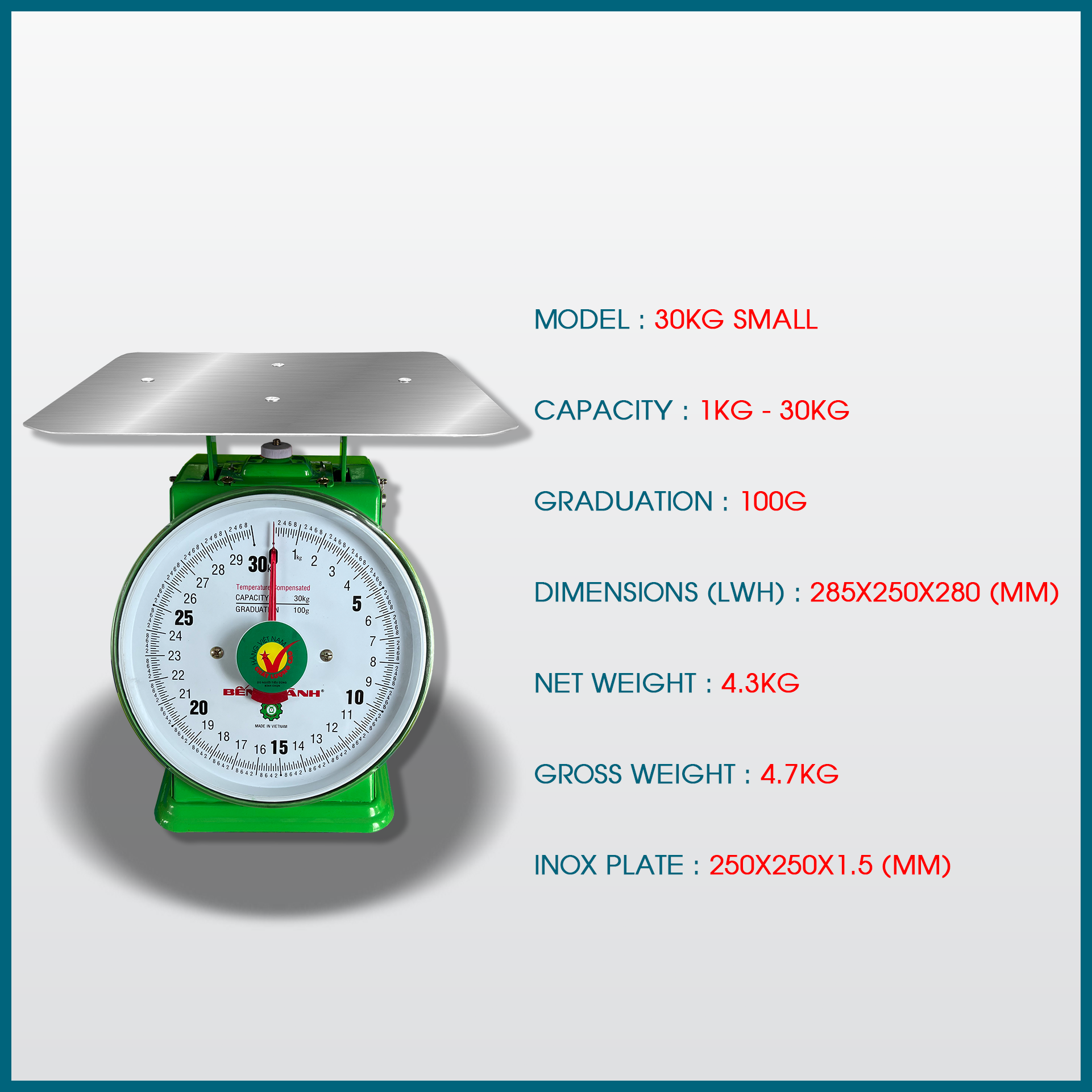 Spring Deal Scale Cân Bến Thành Spring dial scale manufacturer in Vietnam